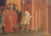 michele di matteo lambertini The Emperor Heraclius Carries the Cross to Jerusalem (mk05) oil painting artist